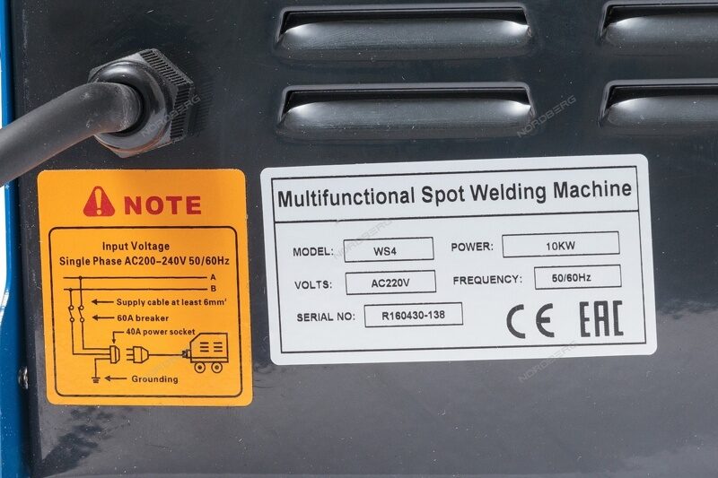 АППАРАТ СВАРОЧНЫЙ WS4_220V, WS4_220V, Nordberg